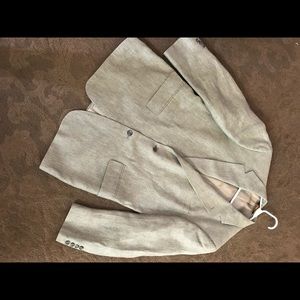 Brooks Brothers linen herringbone blazer